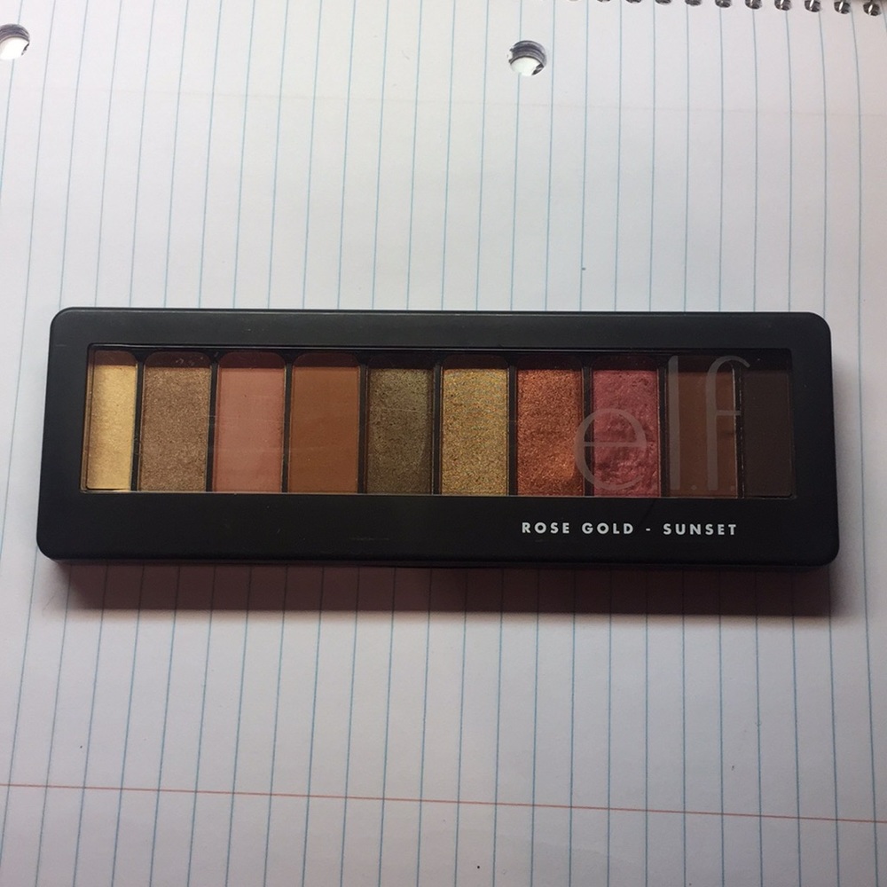 E.L.F rose gold sunset eyeshadow palette